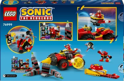 Set ndërtimi LEGO Sonic the Hedgehog 76999 Super Sonic vs. Egg Drillster, 590 pjesë, multikolor