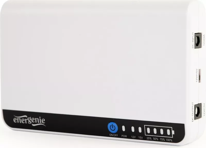 UPS për paisje DC, Gembird EG-UPS-DC18, 18W, 15V, i bardhë