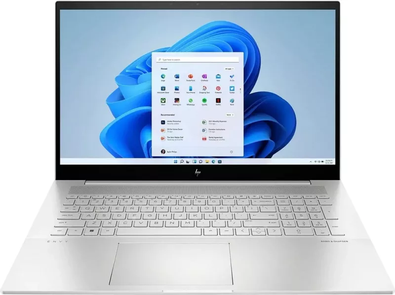 Laptop HP Envy 17T-CW000, Intel Core i7 i7-13700H, 16 GB RAM, 512 GB SSD, Ekran 17.3", Argjendtë