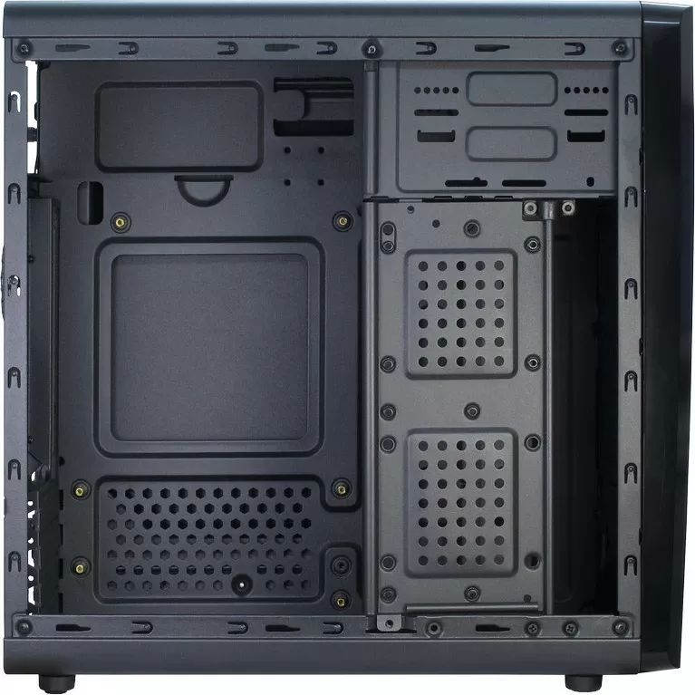 Kasë Inter-Tech MC-02 Micro, Tower, PC, micro ATX, e zezë thumbnail 5