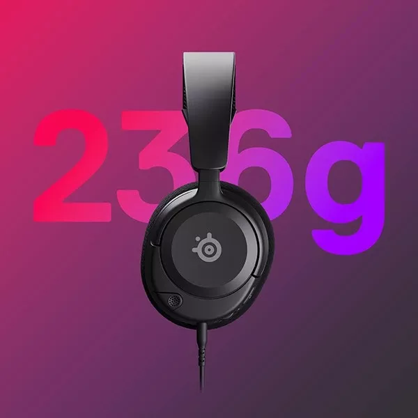 Kufje SteelSeries Arctis Nova 1, me kabllo, për lojëra, e zezë