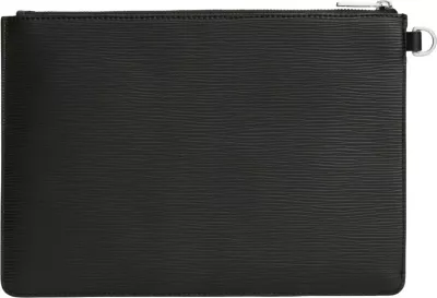 Çantë pouch Tommy Hilfiger TH Business Saffiano AM0AM14823 për meshkuj, e zezë