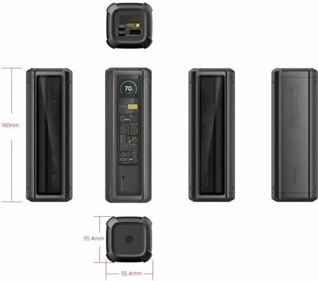 Powerbank Xiaomi 212W HyperCharge 25000mAh BHR9970GL, i zi