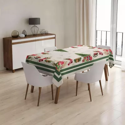 Mbulesë tavoline festive Hermia Concept, shumëngjyrëshe, 160x220cm