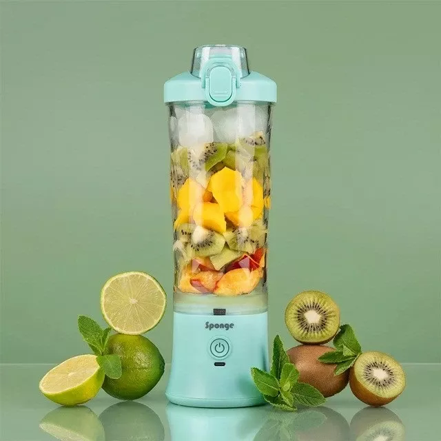 Blender pa kabllo SPONGE 703674402223, 0.6L, 4000mAh, turquoise