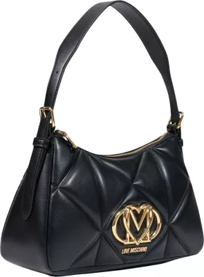 Çantë krahu Love Moschino BORSA PU EMBOSSED JC4032PP1, e zezë