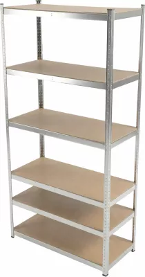 Raft metalik magazinimi PROLINE 62032, 6 rafte, 222x110x50cm, 175kg/raft