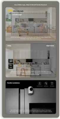 Kamerë sigurie smart home Aqara G2H Pro Camera Hub (CH-C01), 1080p, Zigbee 3.0 Hub, Wi-Fi 2.4GHz, 146°, MicroSD/NAS, e bardhë