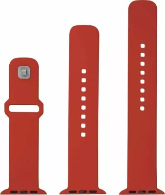 Rrip silikoni për Apple Watch Ultra/Ultra 2 49mm Fixed Sporty FIXSST2-1029-RD, 3 copë, i kuq