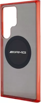 Mbështjellës AMG Transparent Bicolor MagSafe për Samsung Galaxy S24 Ultra, i zi