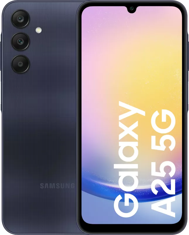Celular Samsung Galaxy A25 5G SM-A256B, 128 GB, 50 MP, Android 14, i zi/i kaltër