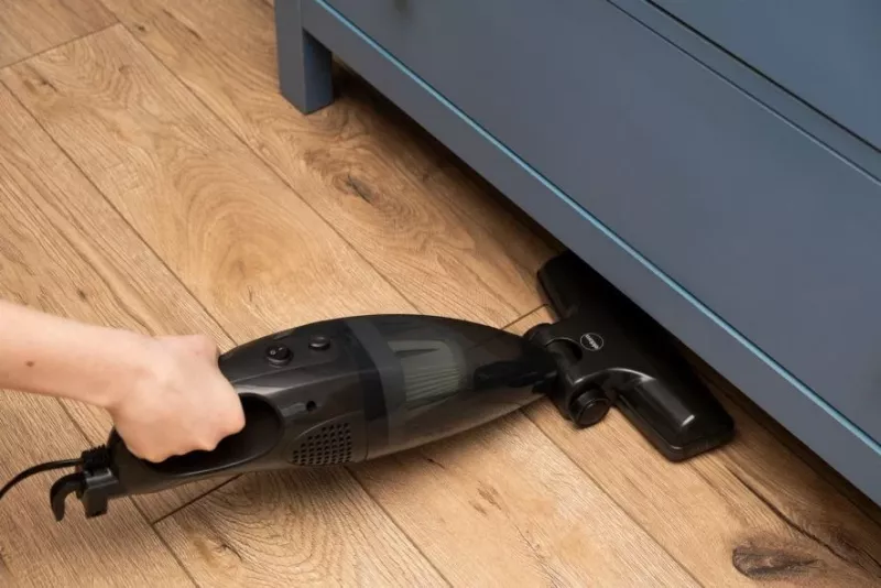 Fshesë elektrike ELDOM OC600, 2in1 TWINN, pa kabllo, pa qese, HEPA, e zezë