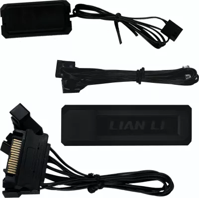 Ventilator kasë PC Lian Li UNI FAN TL Wireless 120mm ARGB PWM, i zi, set 3 copë