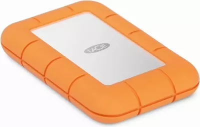 SSD ekstern LaCie Rugged Mini STMF1000400 1TB USB-C (USB 3.2 Gen 2x2) deri 2000MB/s, portokalli, me kabllo USB-C