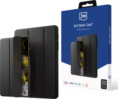 Mbështjellës tabletë 3mk Protection Soft Tablet Case për Apple iPad Pro 7, iPad Pro 13" (2024), e zezë