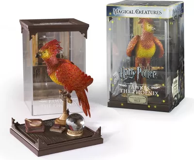 Figurinë NOBLE COLLECTION Harry Potter Magical Creatures Fawkes, 18.5 cm, me kuti akrilike