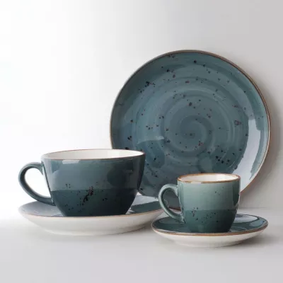 Filxhan espresso Fine Dine Arando 75 ml, gri, set 6 copë