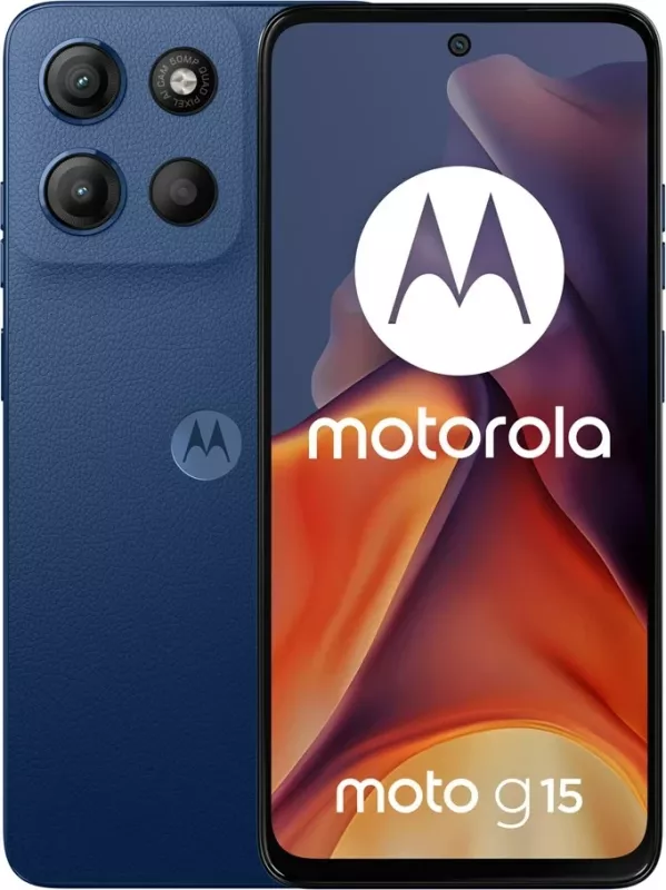 Celular Motorola moto g15, 6.72", 8 GB RAM, 128 GB, Navy