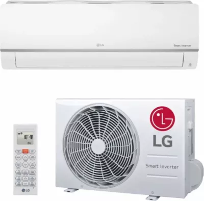 Kondicioner inverter LG DualCool Standard S18EQ.NSK / S18EQ.UL2 5.5 kW, set njësi murale + të jashtme, i bardhë