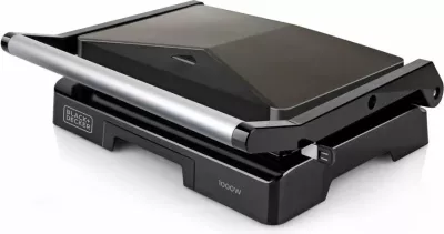 Kontakt grill Black+Decker BXGR1000E 1000 W, e zezë