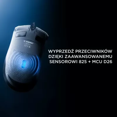 Maus Rampage SMX-R44V2, 12800 DPI, RGB, 7 taste, i zi