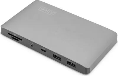 Docking station Digitus Thunderbolt 3, USB Type-C, 8K, gri