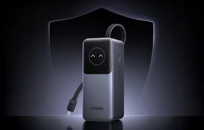 Powerbank Ugreen PB723 20000mAh 130W me USB-A + 2xUSB-C (55365B), gri