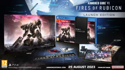 Lojë PS4 Bandai Namco Armored Core VI: Fires of Rubicon Launch Edition (me poster, art cards, stickers)