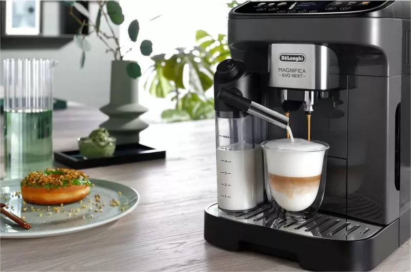 Aparat kafeje DeLonghi Magnifica Evo Next ECAM310.60.GB, 1.9L, 1450W, zi-gri