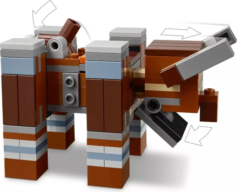 Set LEGO Minecraft 21278 The Pillager Outpost and Ravager, 665 pjesë