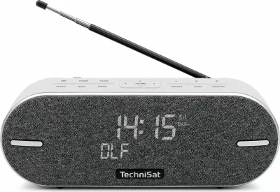 Radio digjitale TechniSat DigitRadio BT 2, Bluetooth, DAB+, FM, gri e hapur