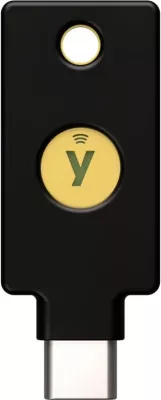 Çelës sigurie, Yubico YubiKey 5C NFC FIPS, USB-C dhe NFC, i certifikuar FIPS, i zi