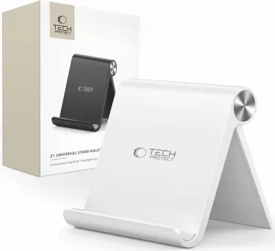 Mbajtës universal për celular/tablet Tech-Protect Z1, i bardhë