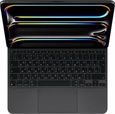 Tastierë Apple Magic Keyboard për iPad Pro 13-inch (M4), QWERTY, rusisht, trackpad, e zezë