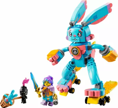 Set ndërtimi LEGO DREAMZzz 71453 Izzie dhe Bunchu, 259 pjesë, shumëngjyrësh