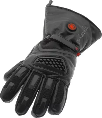 doreza moto me nxemje Glovii GS1, 2100mAh, size L, e zezë, set me 2 bateri + karikues + adaptera + çantë