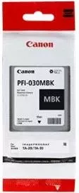 kartushë boje Canon PFI-030MBK 55 ml original matte black (3488C001) e zezë matte