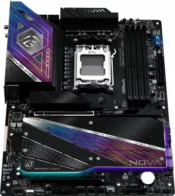 Pllakë amë ASRock X870 Nova WiFi Phantom Gaming ATX, DDR5, Wi‑Fi 7, USB4