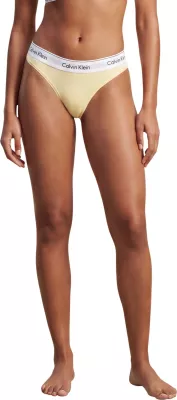 Të brendshme braziliane Calvin Klein Underwear LV00QF8522 për femra, krem