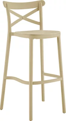Karrige për bar polipropileni CONN FH5933.03, ngjyrë kapuçino, 41x49x102H cm