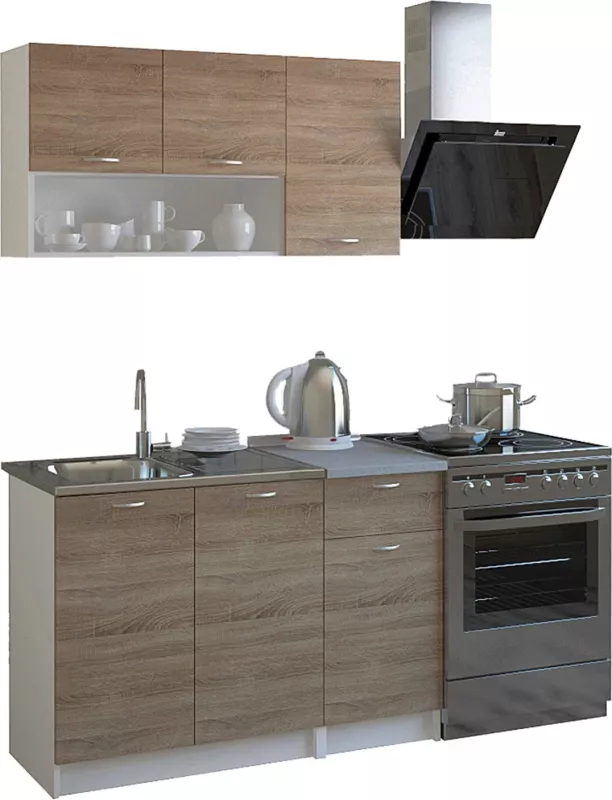 Njësi kuzhine melamine sonama-bardhë FH2440 46-29.2x120 cm