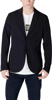 Blazer për meshkuj Armani Exchange 8NZG49 ZNYZZ, i zi