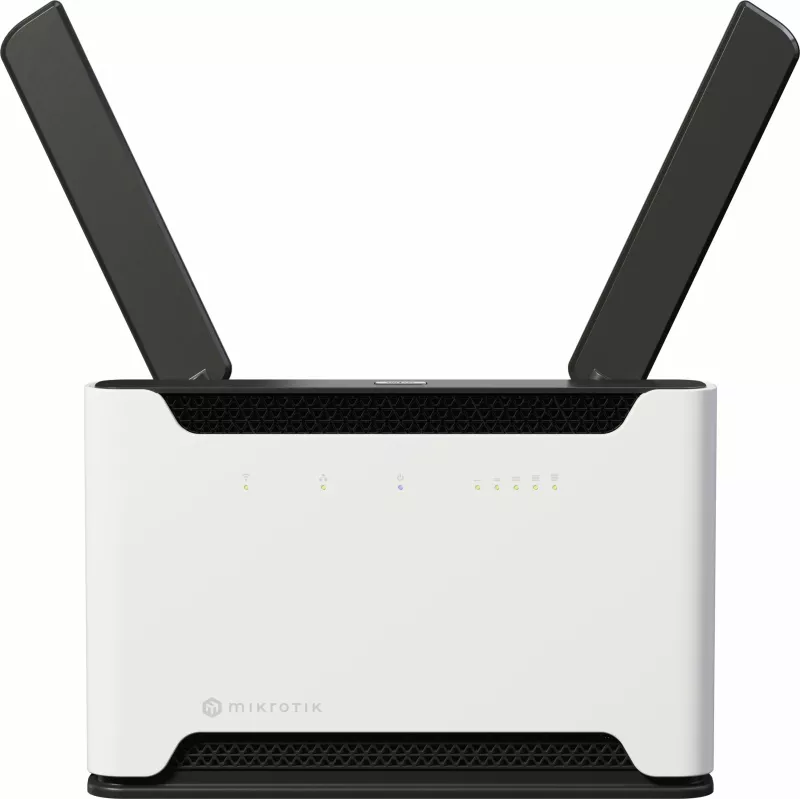 Router tavoline MikroTik S53UG+5HaxD2HaxD-TC&FG621-EA, Wi-Fi 6E, Dual-band, Ethernet LAN, 4G, E zezë, Gri