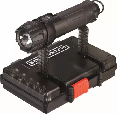 Kit emergjent SOS Black&Decker A7224 me dritë LED, me bita dhe bitë kaçavidash, e zezë