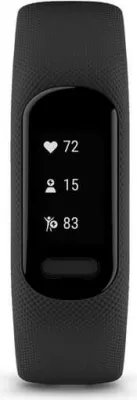 Smartwatch Garmin VIVOSMART 5, OLED, Touchscreen, GPS, Ngjyrë e zezë