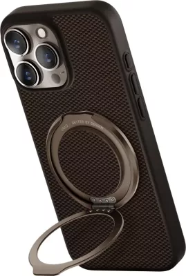 Mbështjellës UNIQ Keva Air Magclick Charging GripFit për iPhone 16 Pro Max, Kafe