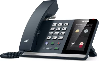 Telefon IP Yealink MP54 E2 Teams, ekran 4 inç, Wi-Fi, Bluetooth, gri
