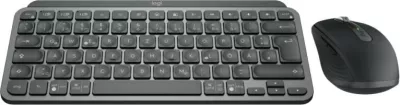 Set tastierë kompakte dhe maus Logitech MX Keys Mini Combo 920-011054 wireless Bluetooth Logi Bolt, me ndriçim, gri