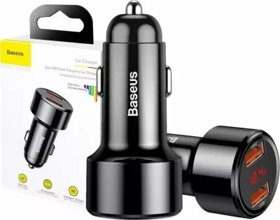 Karikues veture Baseus BS-C20A Magic Series 45W 2x USB-A QC3.0 6A, i zi (BRA007184)