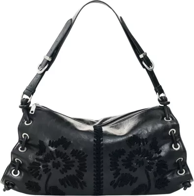 Çantë krahu për femra Desigual Alisio Xela Medium BL 26WAXP23, e zezë